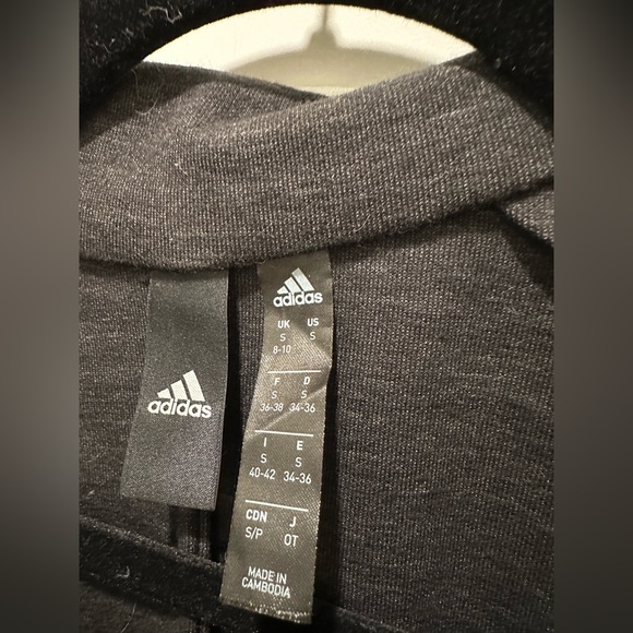 Adidas asymmetrical zipper front athletic jacket - Picture 4 of 9